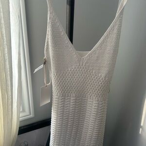 Aritzia White Knit Dress